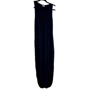 L'agence Maxi Dress Women Size 0 Blue Designer Soft Casual Lagenlook Hippie